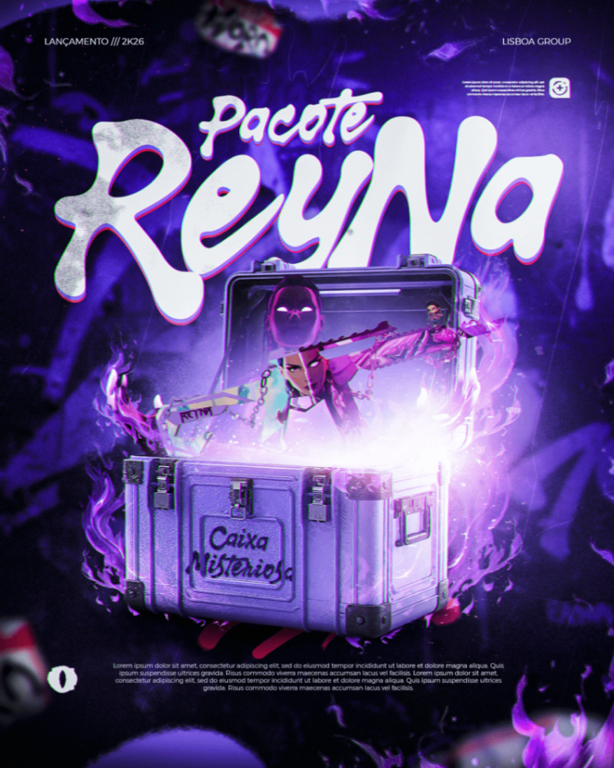 PACOTE REYNA + CAIXA MISTERIOSA