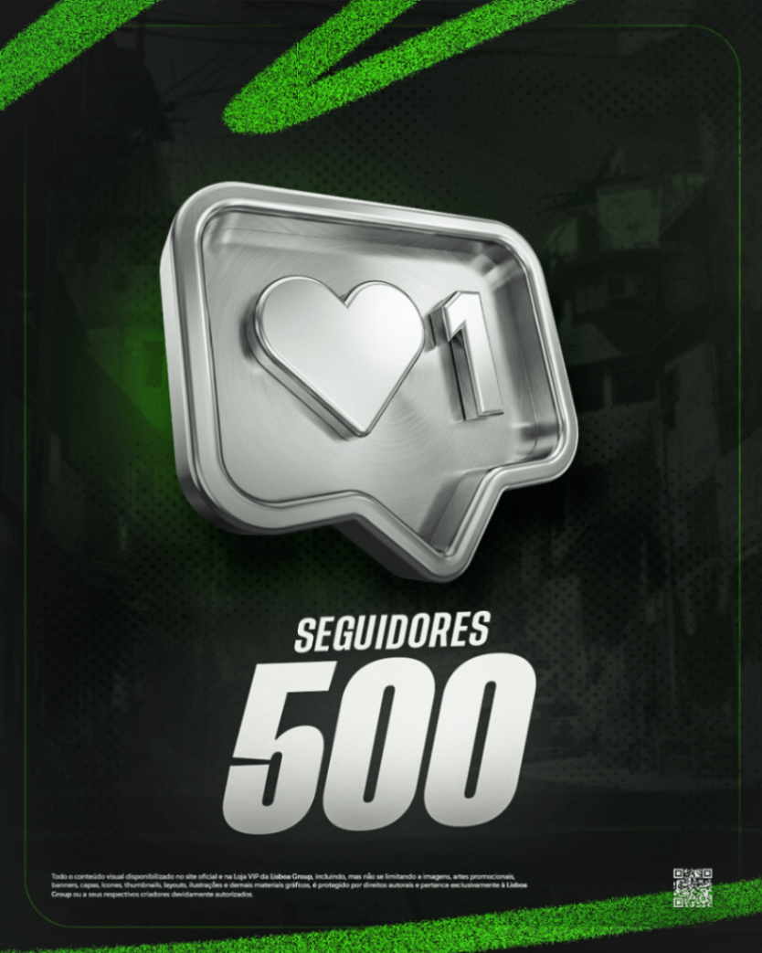 500 SEGUIDORES NO INSTAGRAM