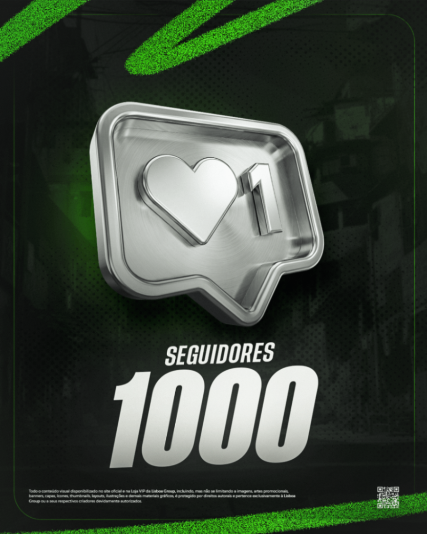 1000 MIL SEGUIDORES NO INSTAGRAM