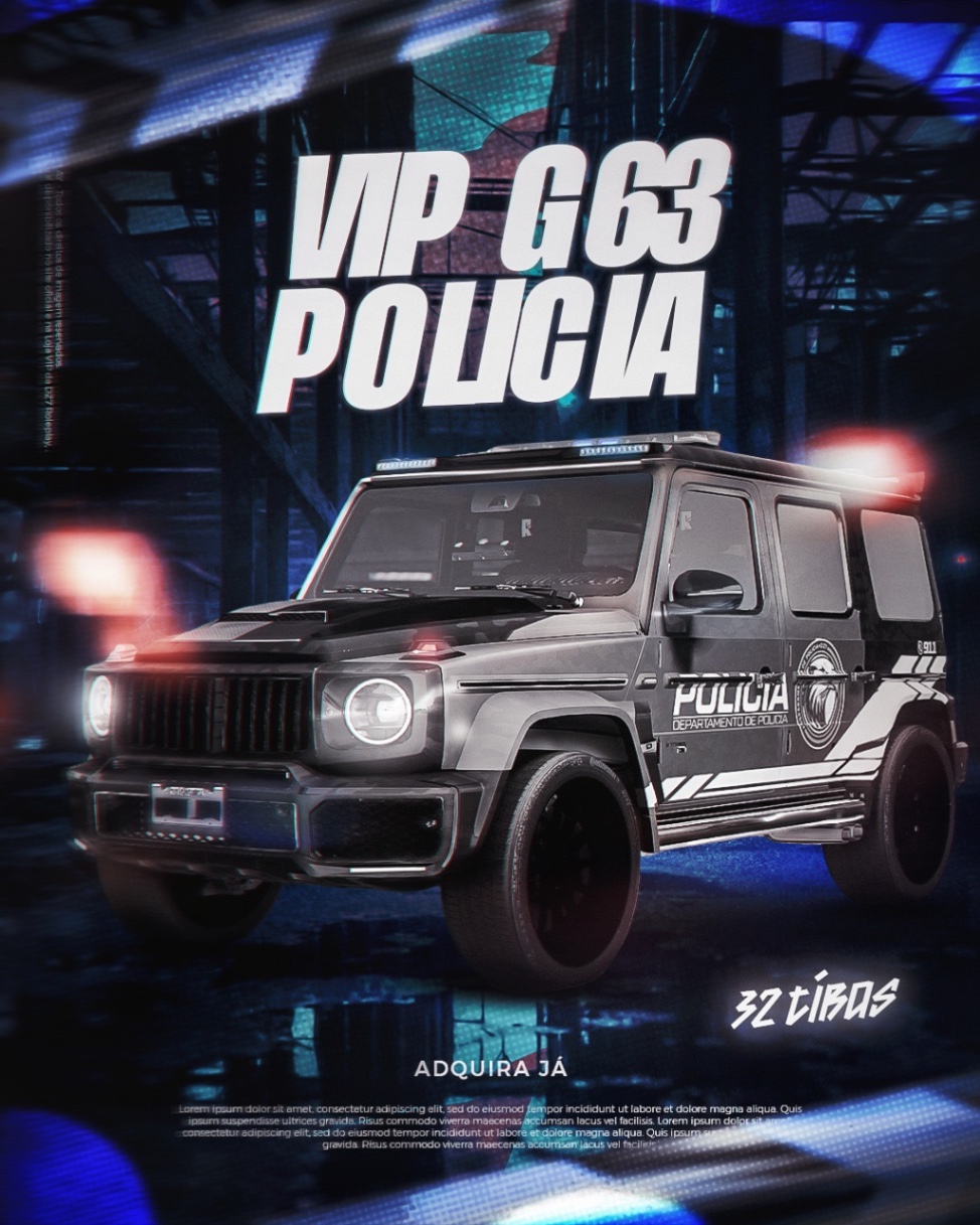 VIP G63 POLICIA - 32 TIROS