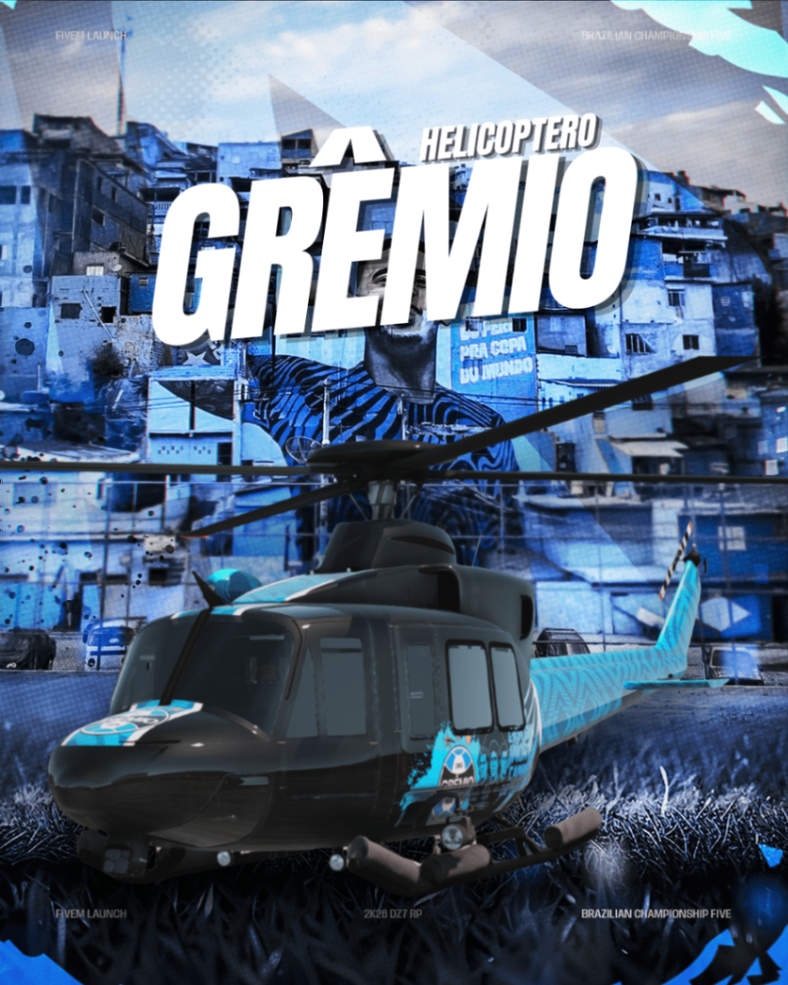 HELICÓPTERO GRÊMIO | 32TIROS