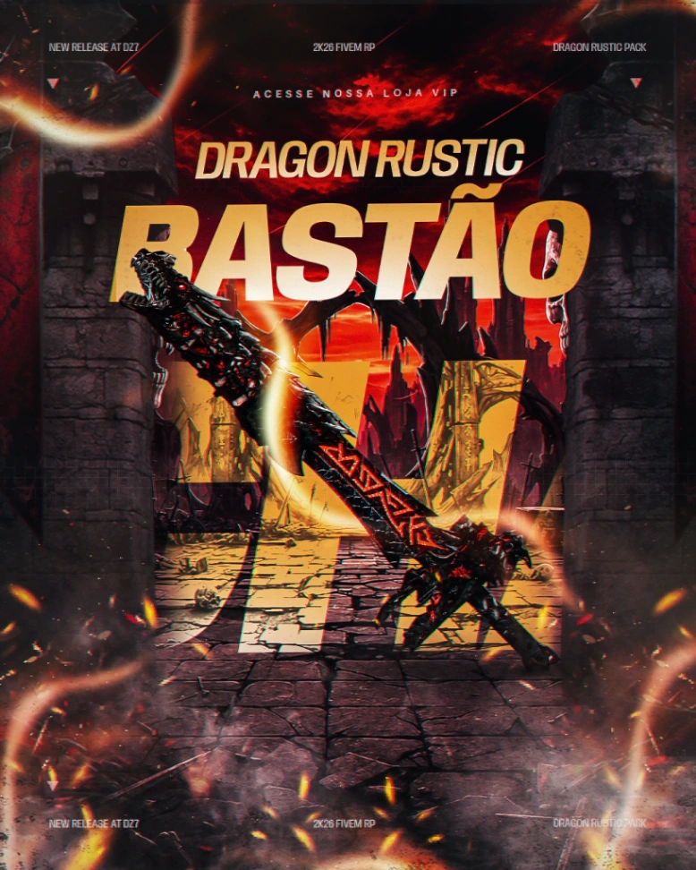 BASTÃO RED DRAGON