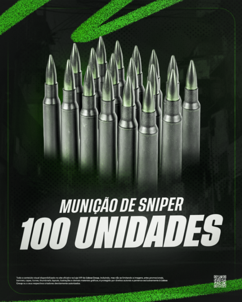Munição de Sniper (100 Unid)