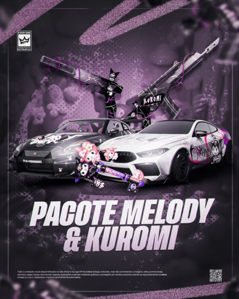 PACOTE MELODY E KUROMI