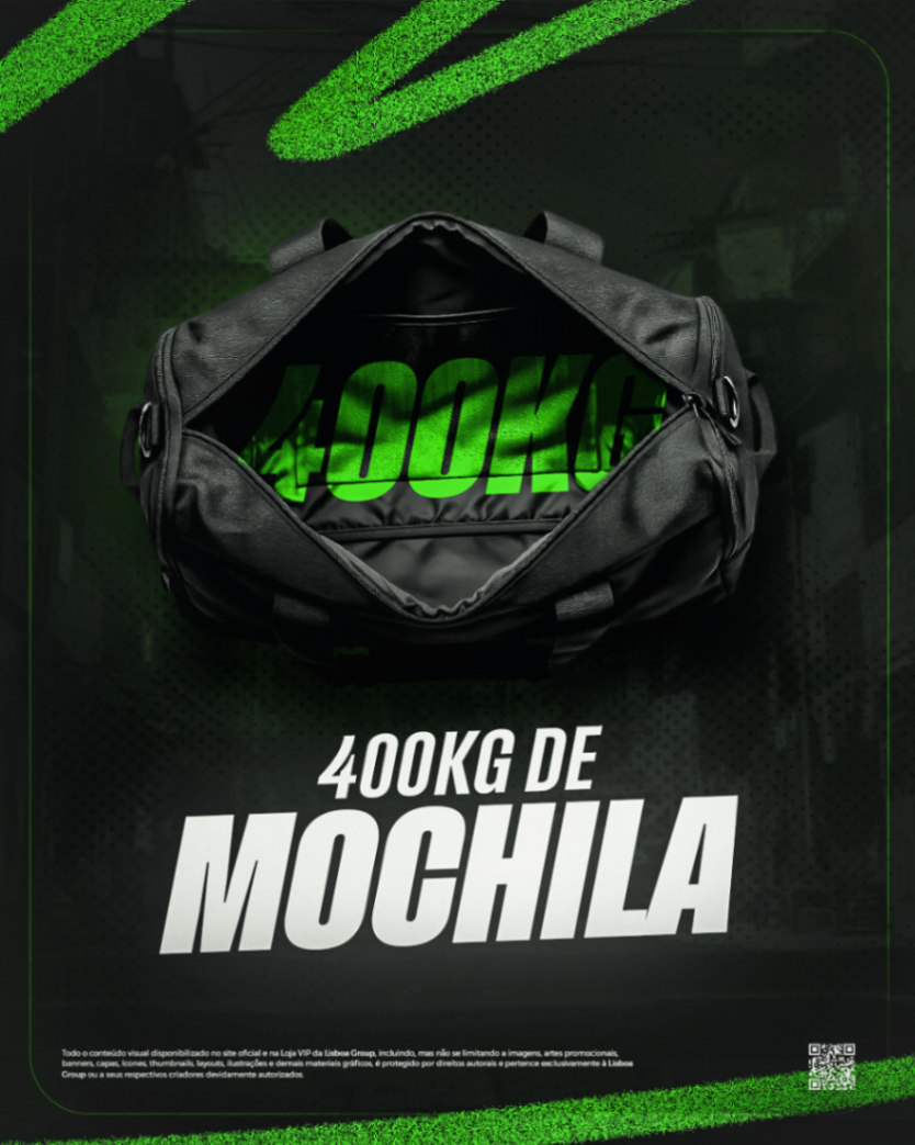 400 KG DE MOCHILA