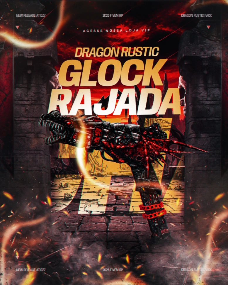 GLOCK RAJADA RED DRAGON
