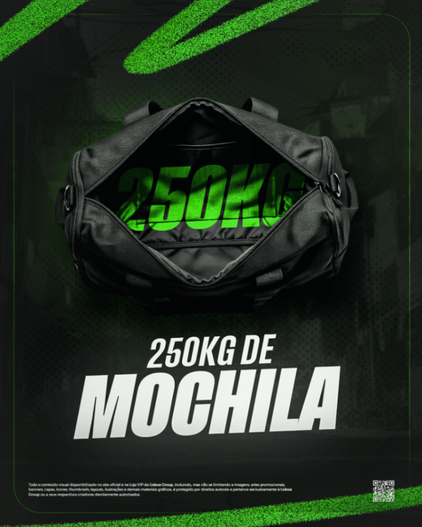 250 KG DE MOCHILA