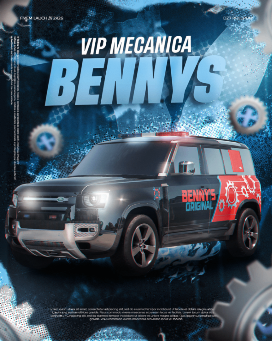 VIP MECÂNICA BENNYS - 30 DIAS