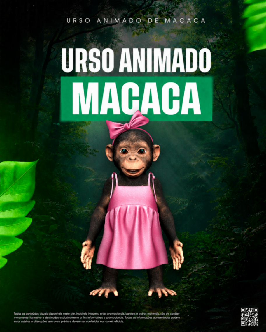 PACOTE ANIMADO MACACA